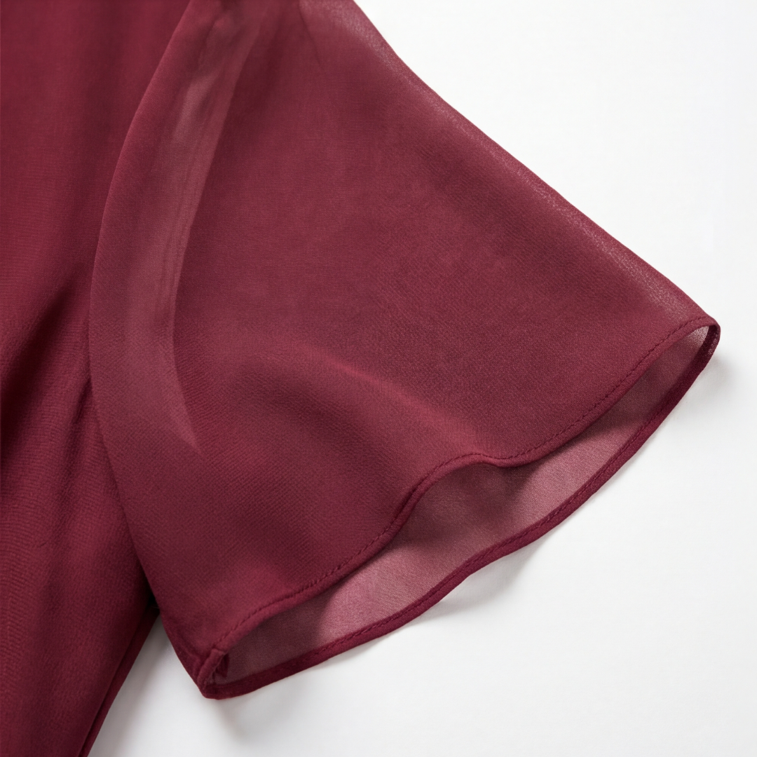 Velara™ – Gathered Twist Waist Dress