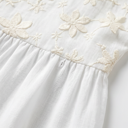 Floralé – Women's Embroidered Floral Peplum Blouse