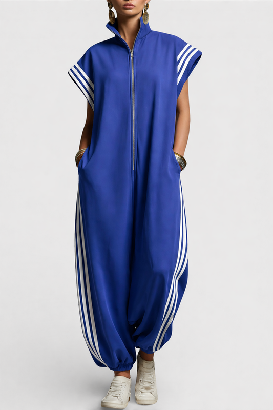 Bella | Zip Neck Jumpsuit