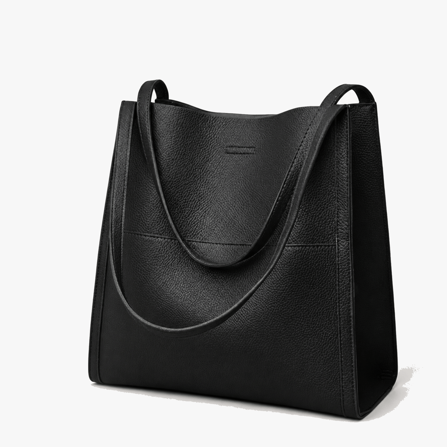 Solenne – Soft Leather Shoulder Tote