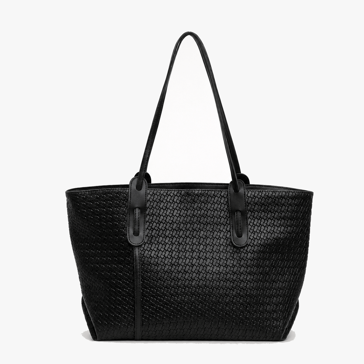 Ardenna – Woven Faux Leather Tote
