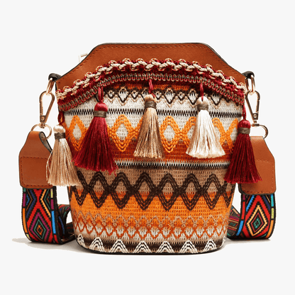 Maravela – Handwoven Tassel Crossbody Bag