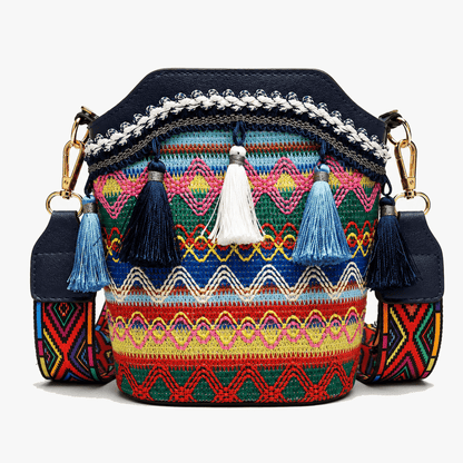 Maravela – Handwoven Tassel Crossbody Bag