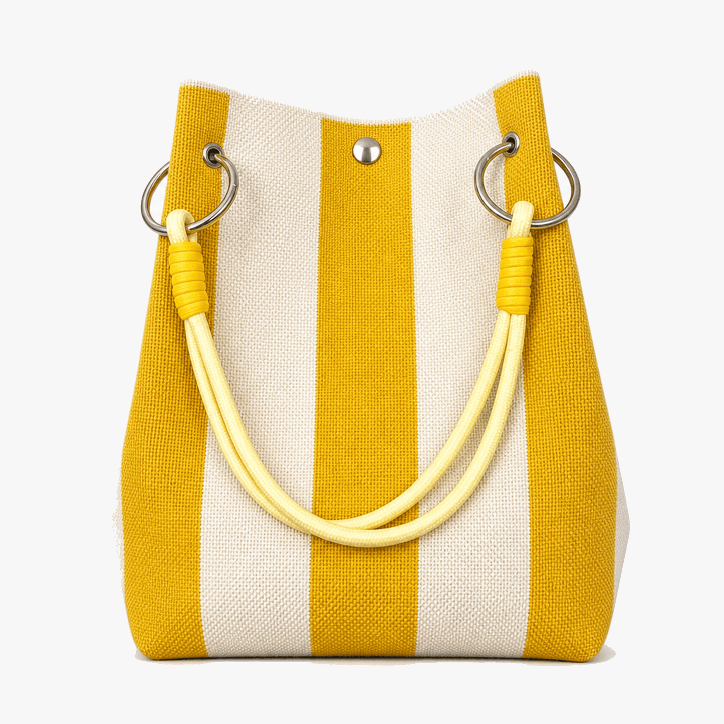 Sundara – Striped Knit Bucket Bag