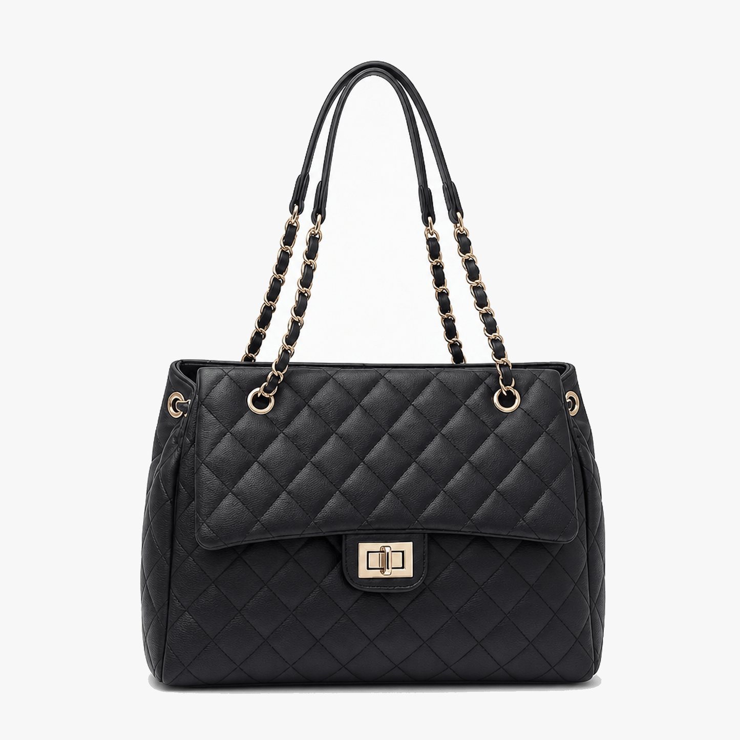 Ellara – Quilted Chain Strap Tote