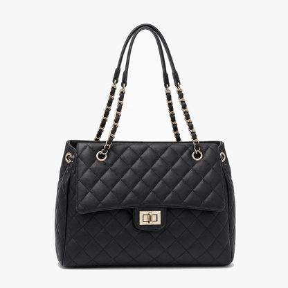 Ellara – Quilted Chain Strap Tote