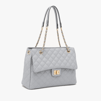 Ellara – Quilted Chain Strap Tote