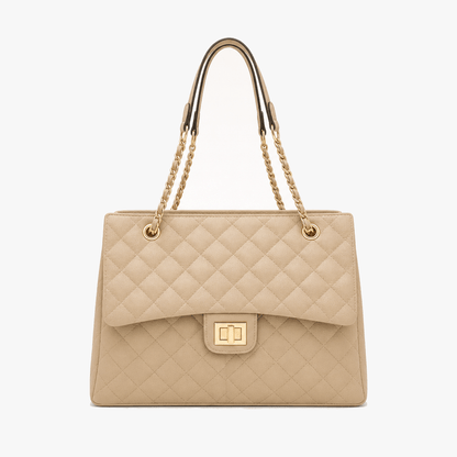 Ellara – Quilted Chain Strap Tote