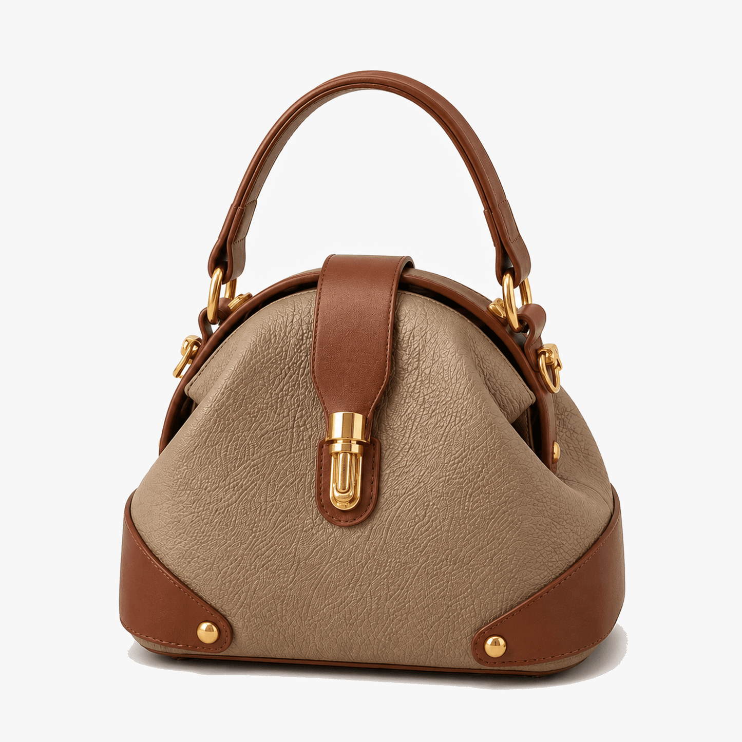 Cola™ – Two-Tone Leather Handbag for Day to Night