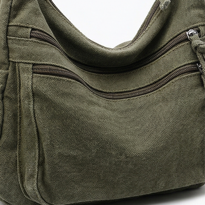Carvia – Washed Canvas Everyday Hobo Bag