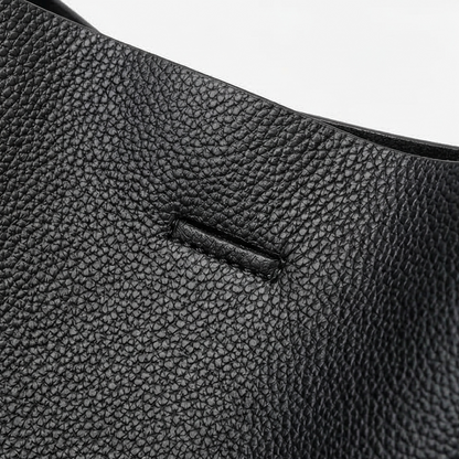 Tessara - Structured Pebbled Leather Tote Bag