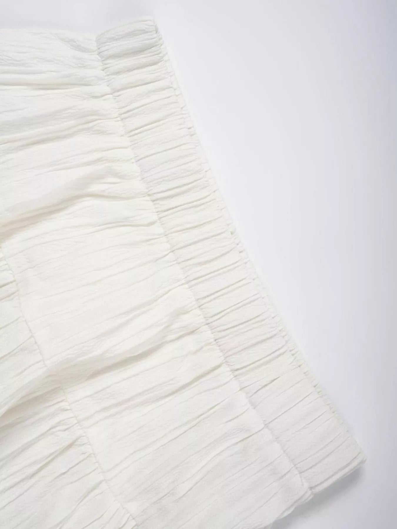 Flowy Tiered Ruched Maxi Skirt