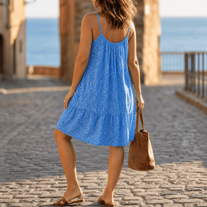 Floressa – Women’s Floral Slip Dress Lightweight A-Line