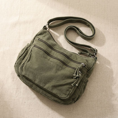 Carvia – Washed Canvas Everyday Hobo Bag