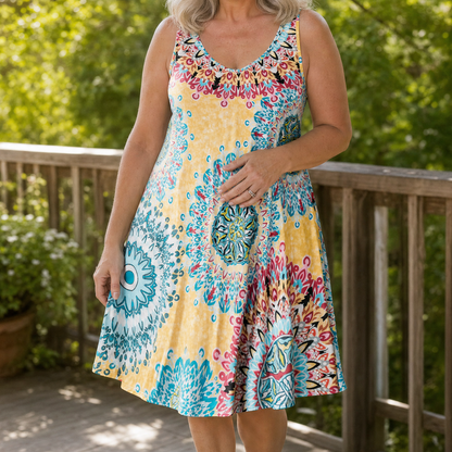 Solenya – Women's Flowy A-Line Sundress