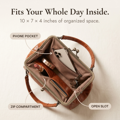 Bellora – Vintage Kiss Lock Handbag