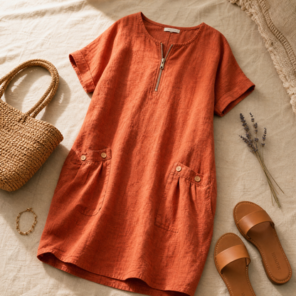 Solenza™ – Breezy Summer Dress with Pockets