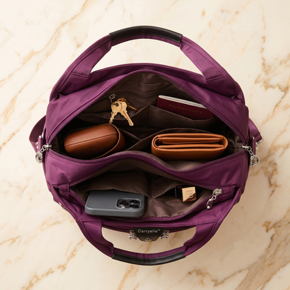 Carryella – Multi-Pocket Shoulder Bag with Anti-Theft Design