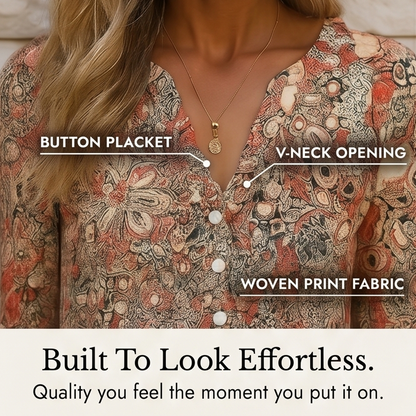 Lirenne – Women's Flattering Floral Midi Dress with Pockets