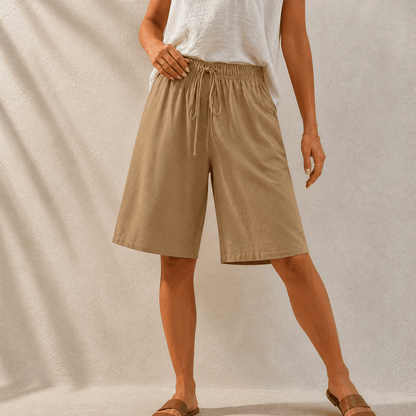 Lumera – Women's Wide-Leg Drawstring Shorts