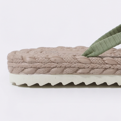 Lunara™ - Soft Espadrille-Style Slide Sandals