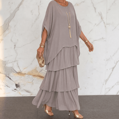 Marella – Women's Elegant Tiered Dress for Events