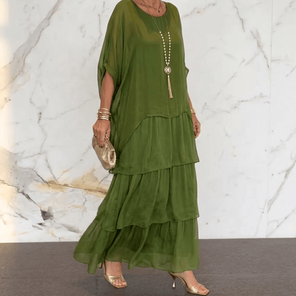 Marella – Women's Elegant Tiered Dress for Events
