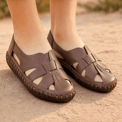 Solara – Women's Hand Stitched Leather Comfort Sandals