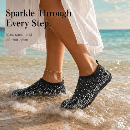 Sparkella – Rhinestone Slip-On Water Shoes