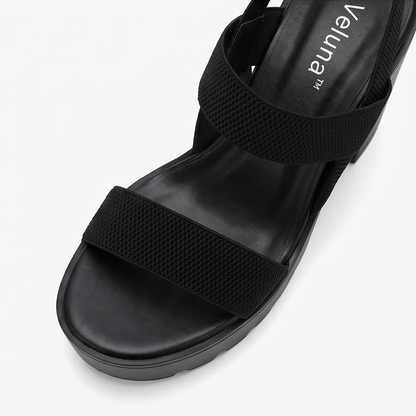 Veluna – Chunky Platform Heel Sandals